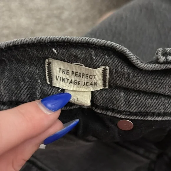 Madewell Black The Perfect Vintage Jeans - Picture 2 of 4